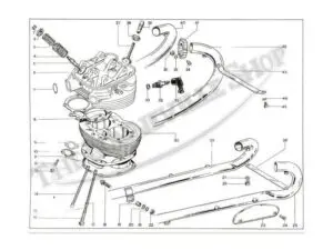 00 5126 a02 1966 bsa a50 a65 hornet thunderbolt lightning parts book
