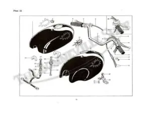 00 5137 1968 bsa a50 a65 firebird thunderbolt lightning parts book