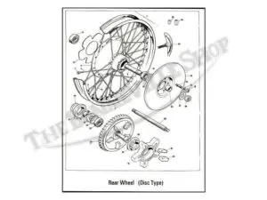 00 5756 1975 850 norton commando parts book