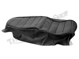 06 1766 C 60 0697 TBS 4340 R 03 Norton 750 850 Commando Roadster Ribbed Top Seat Cover MK2 MK3 1969 75 with Trim and Sprags