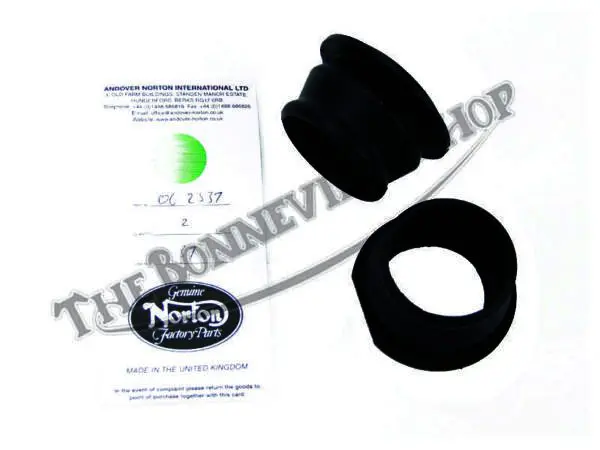 Andover Norton Air Filter Carb Rubbers Pair 06-2537