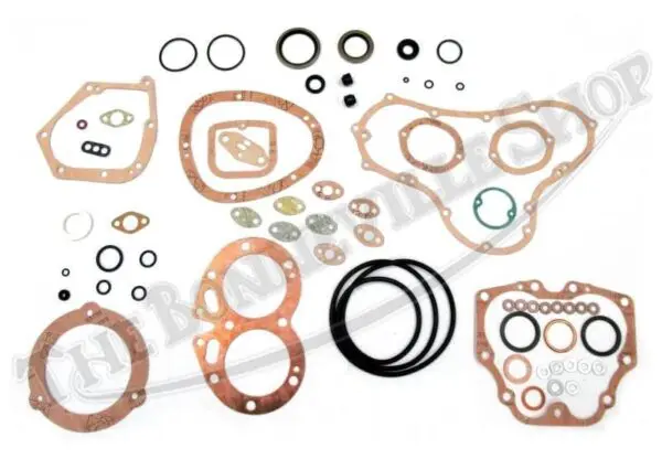 06 3608 cu a02 genuine norton commando 750 complete gasket set w seals 1968 73 1