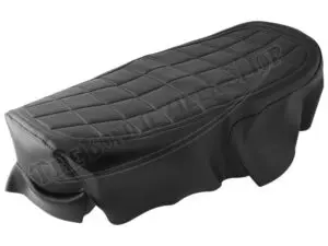 06 3676 C 60 0697 TBS 4340 R 03 Norton Commando MK2 Mk3 Roadster Square Pattern Top Seat Cover w Trim and Sprags