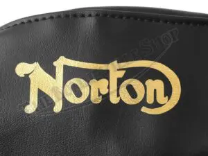 06 3676 C 60 0697 TBS 4340 R 04 Norton Commando MK2 Mk3 Roadster Square Pattern Top Seat Cover w Trim and Sprags