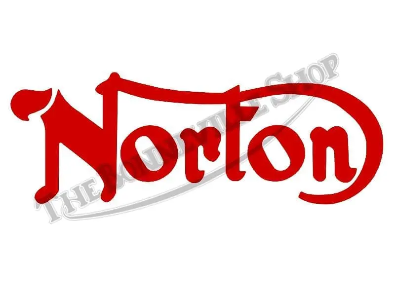 Norton 750 850 Commando Red Petrol Tank Decal 06-4880 R