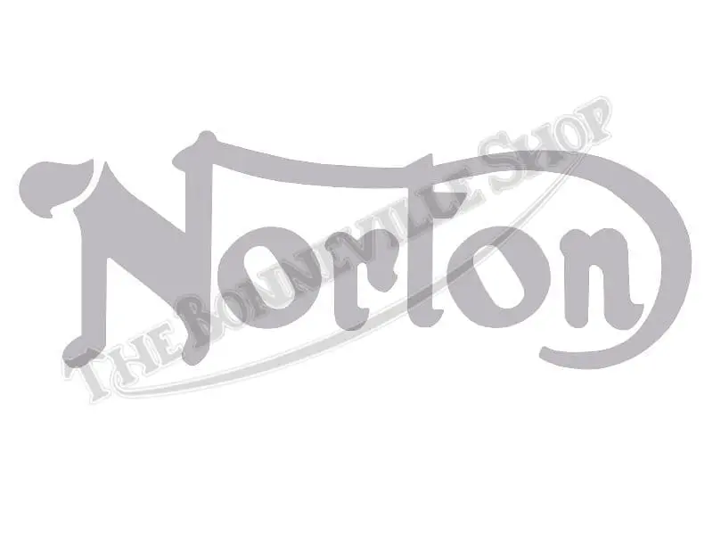 Norton 750 850 Commando Silver Petrol Tank Decal 06-4882