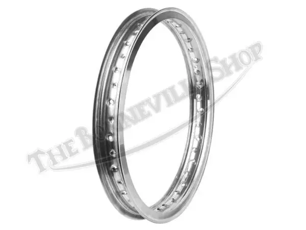 A NORTON COMMANDO SHOULDERED ALLOY DISC BRAKE REAR WHEEL RIM WM X SPOKE