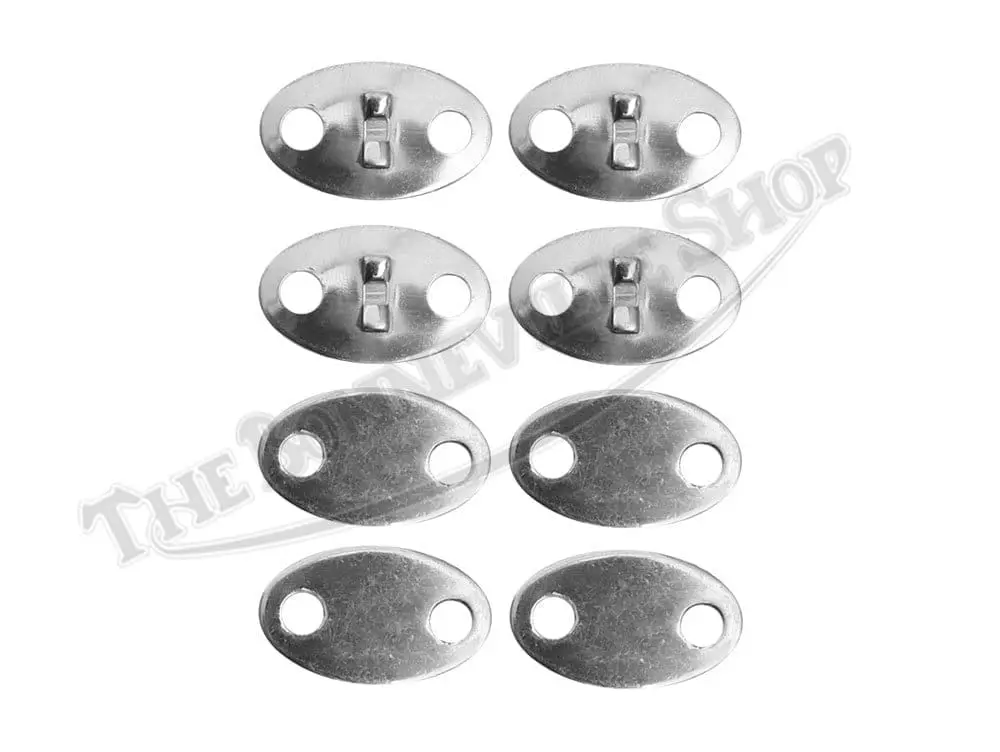 Stainless Norton Rocker Spindle Set 06-7578, 06-7579 