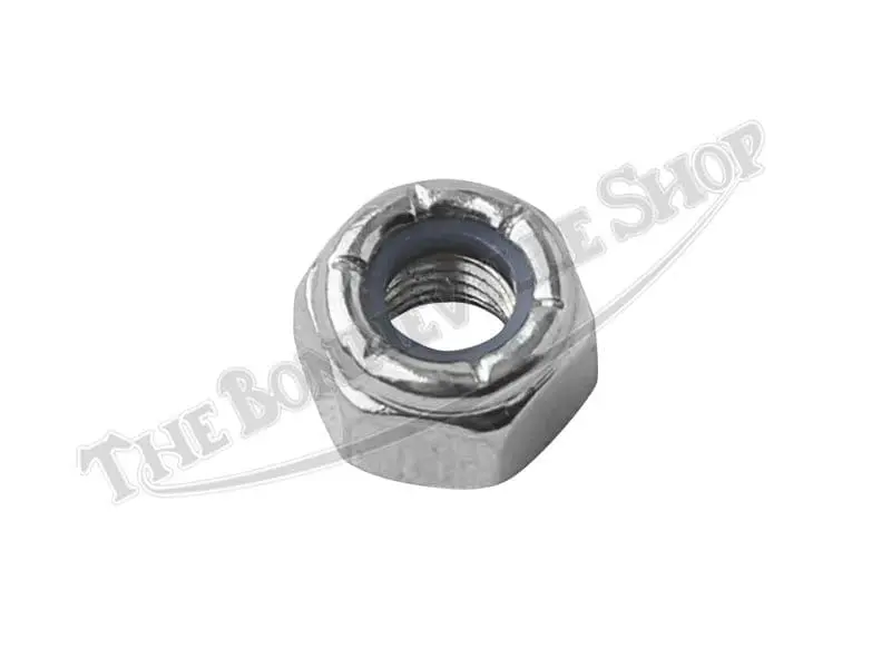 Footrest Stop Nyloc Nut 1/4 inch 28TPI UNF 14-0401
