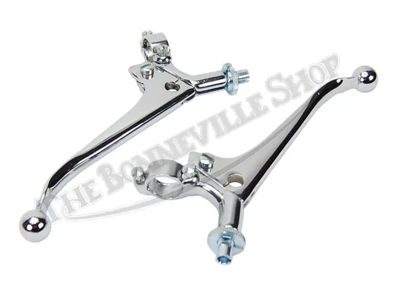AMAL UK MADE LEVER SET NO CHOKE Triumph Handlebar Clutch Brake Lever Set 18/951 18/952