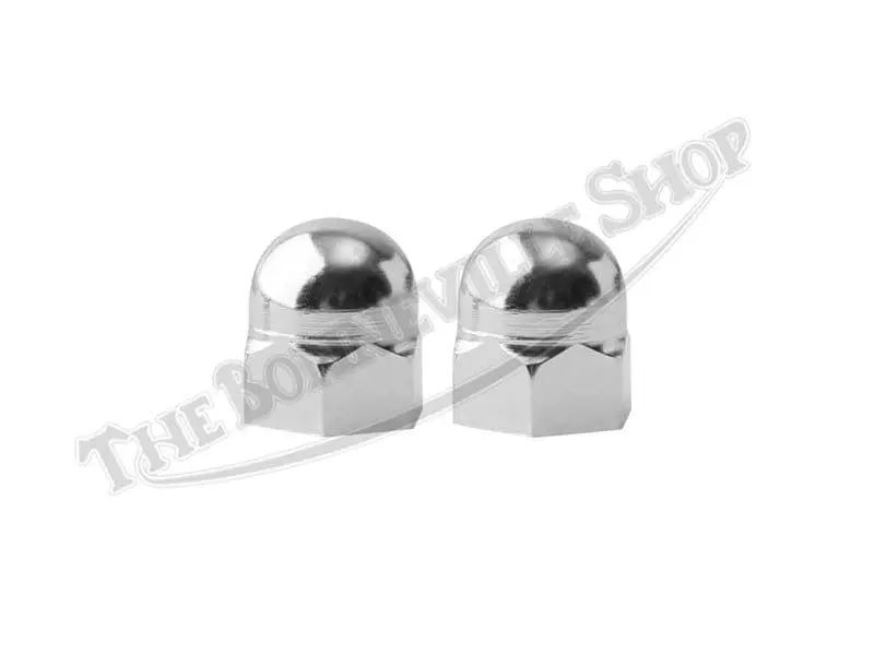 21 0544 01 Triumph 500 650 750 Primary Gearbox Chrome Dome Nut Pair UNF 1969 On