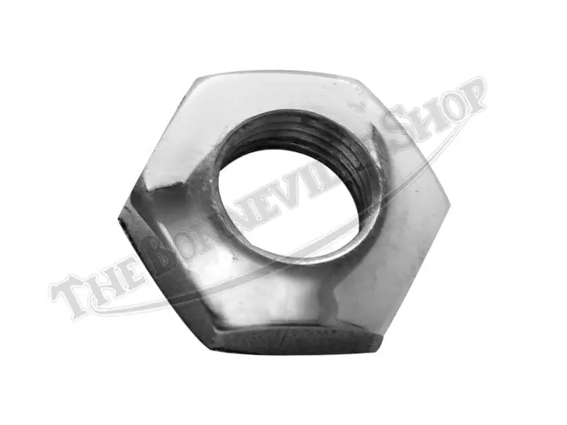 S TRIUMPH POLISHED STAINLESS SWINGARM NUT MAINSHAFT NUT
