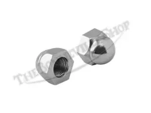 21 0550 02 Triumph 750 T140 TR7 Chrome Rocker Spindle Dome Acorn Nut Pair