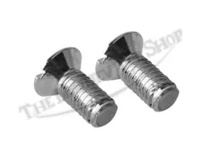 BSA A A LIGHTNING THUNDERBOLT CHROME POINTS COVER SCREWS