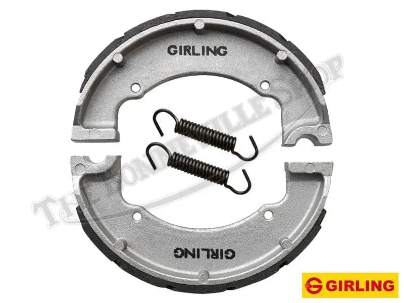 Front Rear Waterproof Grooved Linings Brake Shoe Pair 37-0977 90-5719 01 Triumph Tiger T20 Cubs BSA Bantam Genuine Girling Front and Rear Brake Shoes 58 67