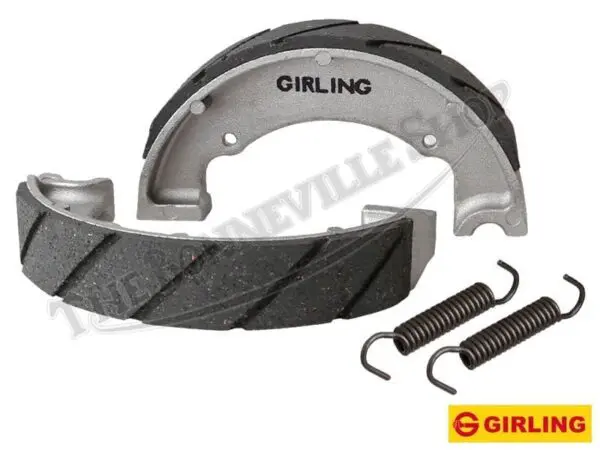 37 0977GG 90 5719 02 Triumph Tiger T20 Cubs BSA Bantam Genuine Girling Front and Rear Brake Shoes 58 67