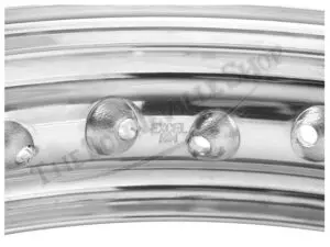 A TRIUMPH EXCEL VALANCED ALLOY SPOOL HUB REAR WHEEL RIM WM X