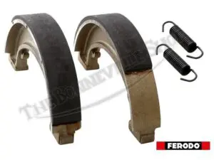 F F Triumph Pre Unit and Unit and Ferodo Rear Brake Shoe Pair
