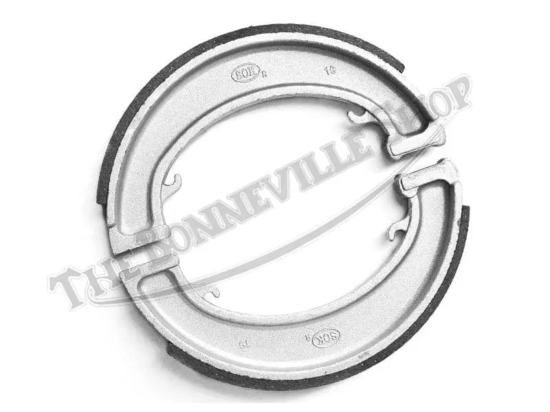 T TRIUMPH BONNEVILLE TIGER TROPHY REAR BRAKE SHOE PAIR
