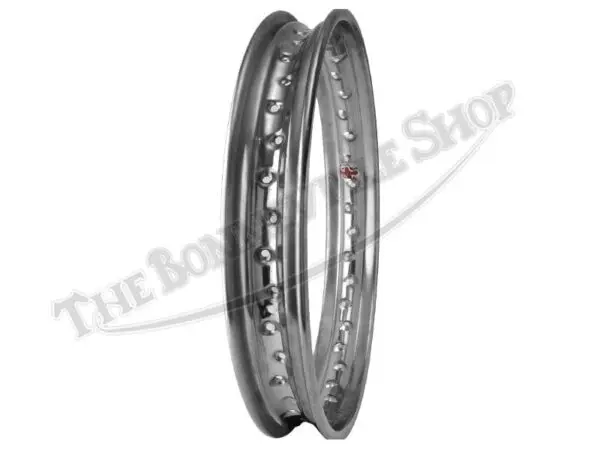 BSA Stainless Rear Rim 40 Hole "QD" Crinkle Hub Rear Rim WM3 X 18"