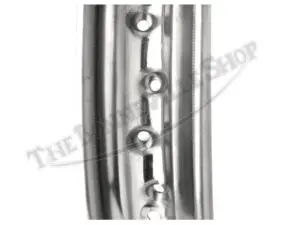 37 2291 S 03 BSA A10 A50 A65 B25 CWC BRITISH STAINLESS QD CRINKLE HUB REAR RIM WM3 X 18 40 HOLE 1