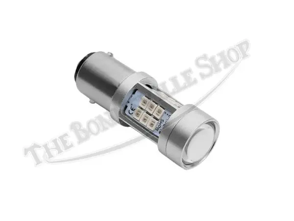 Dual Filament LED 12v Taillight Bulb 380 Triumph BSA Norton Taillight Bulb Neg Ground Only