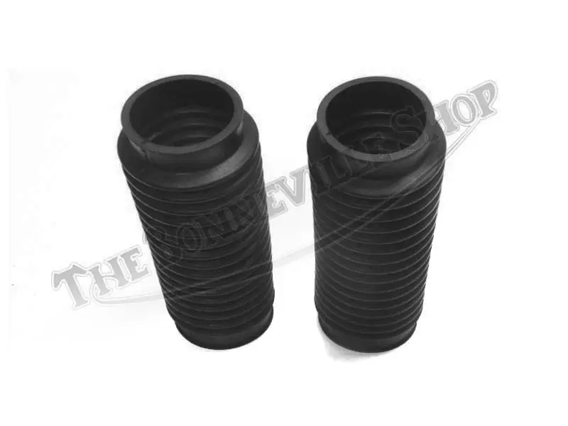 BSA Fork Boot Gaiter Set BSA A7 A10 A50 A65 Rocket 3 Fork Boot Gaiter Set (2) 1956-1969 PN# 42-5320