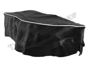 42 9072 C 60 0697 04 BSA A7 A10 B31 C15 ETC Round Nose Seat Cover with White Piping Swingarm with Trim and Sprags