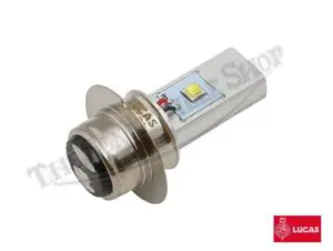 LED Triumph Norton BSA BPF Genuine Lucas LED Headlight Bulb Positive Negative Ground