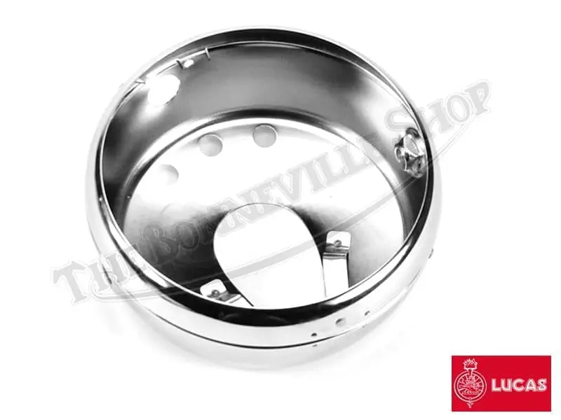 Lucas 7-inch Flatback Headlight Shell Rim 54524099