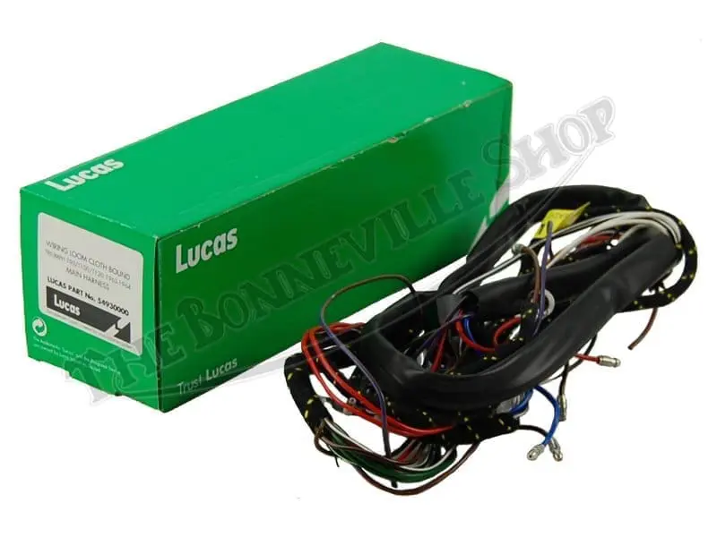 Triumph Lucas Cloth Wiring Harness 54930000