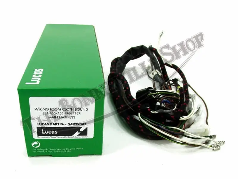 1966 1967 BSA Main Wiring Harness 54939347, 19-0897
