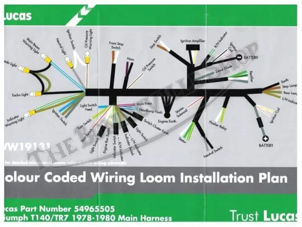 LUCAS WIRING HARNESS