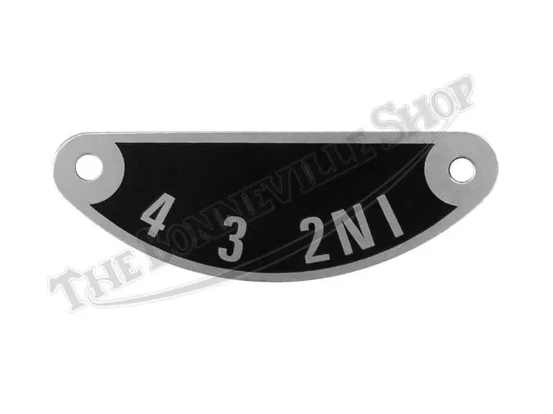 57 1417 01 Triumph Gear Indicator Plate 57-1417