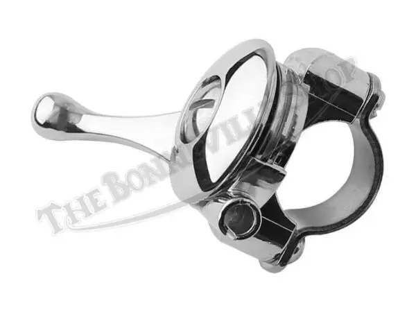 B TRIUMPH BSA NORTON CHROME MAGNETO CHOKE AIR LEVER RH BALL END