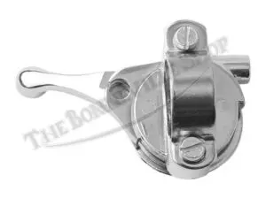 B TRIUMPH BSA NORTON CHROME MAGNETO CHOKE AIR LEVER RH BALL END