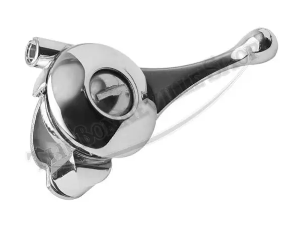 B TRIUMPH BSA NORTON CHROME MAGNETO CHOKE AIR LEVER RH BALL END