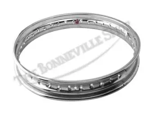 65 6306 C 02 BSA A50 A65 WM2 X 19 BRITISH CHROME REAR WHEEL RIM 1965 66 CWC 1