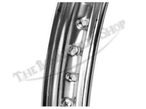 65 6306 C 04 BSA A50 A65 WM2 X 19 BRITISH CHROME REAR WHEEL RIM 1965 66 CWC 1