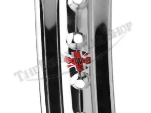 68 5556 02 BSA 500 650 CWC BRITISH CHROME FRONT WHEEL RIM WM2 X 19