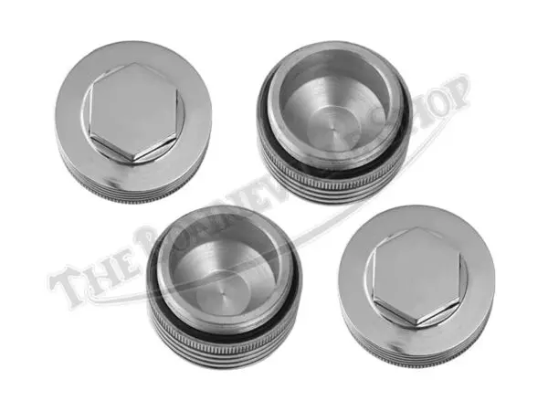 F TRIUMPH PRE UNIT TWIN CNC FINNED ALLOY ROCKER SET UP TO