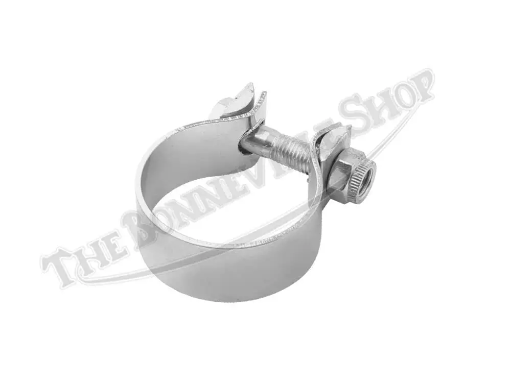 1-5/8 inch Silencer Clamp 70-2271 VWH Triumph Bonneville and TR Tiger Trophy Silencer Clamp UK Made with Hardware