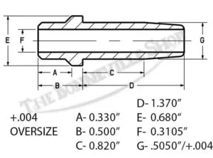 70 2899S 004 01 TRIUMPH VALVE GUIDES MASTER