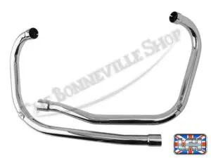 TRIUMPH PRE UNIT DUPLEX UK EXHAUST PIPE SET FITS