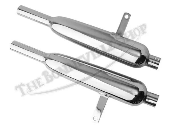 TRIUMPH TC TRC TT HI PIPE SILENCER SET