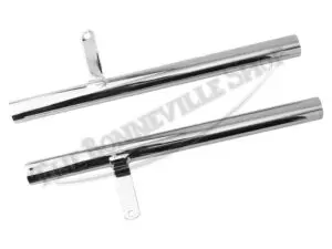70 4183 02 TRIUMPH T120C TR6C TT HI PIPE EXTENSION PIPE SET 1964 66