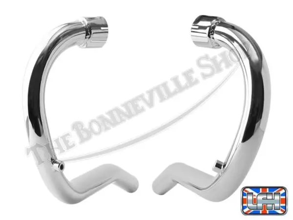 70 4884 70 4886 01 Triumph T120C TR6C TT Hi Pipe Exhaust Pipe Set 1964 66