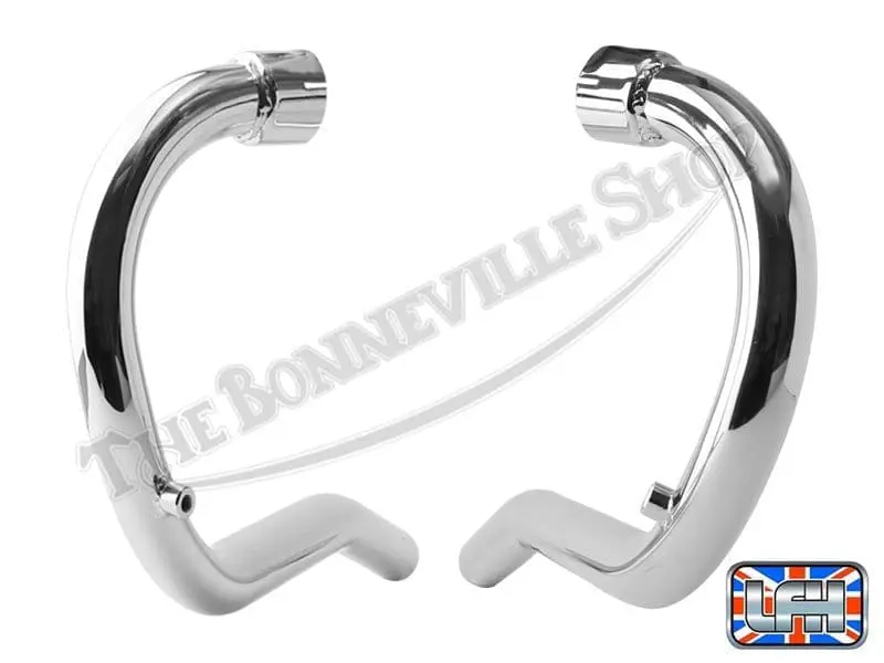 70 4884 70 4886 01 Triumph T120C TR6C TT Hi Pipe Exhaust Pipe Set 1964 66