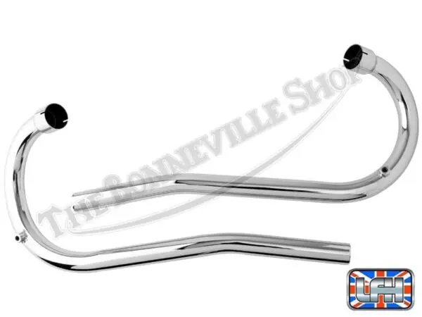 70 4884 70 4886 02 Triumph T120C TR6C TT Hi Pipe Exhaust Pipe Set 1964 66