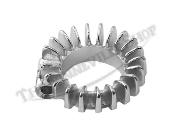 Triumph Finned Exhaust Clamp 1 5/8" UK Made 70-4947 TRIUMPH TWINS UK MADE FINNED EXHAUST CLAMP